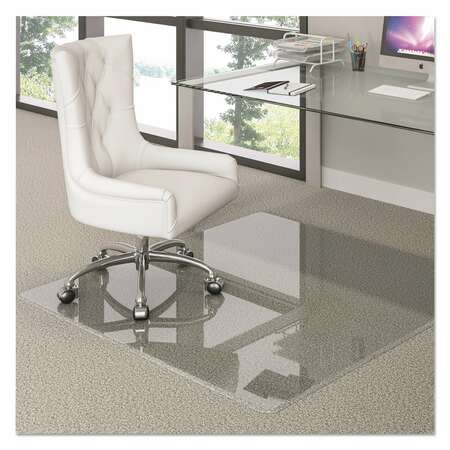 DEFLECTO Glass Chair Mat 36"x46", Clear CMG70433646